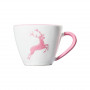 Gmundner Keramik Rosa Hirsch Kaffekop Gourmet 0,2 L